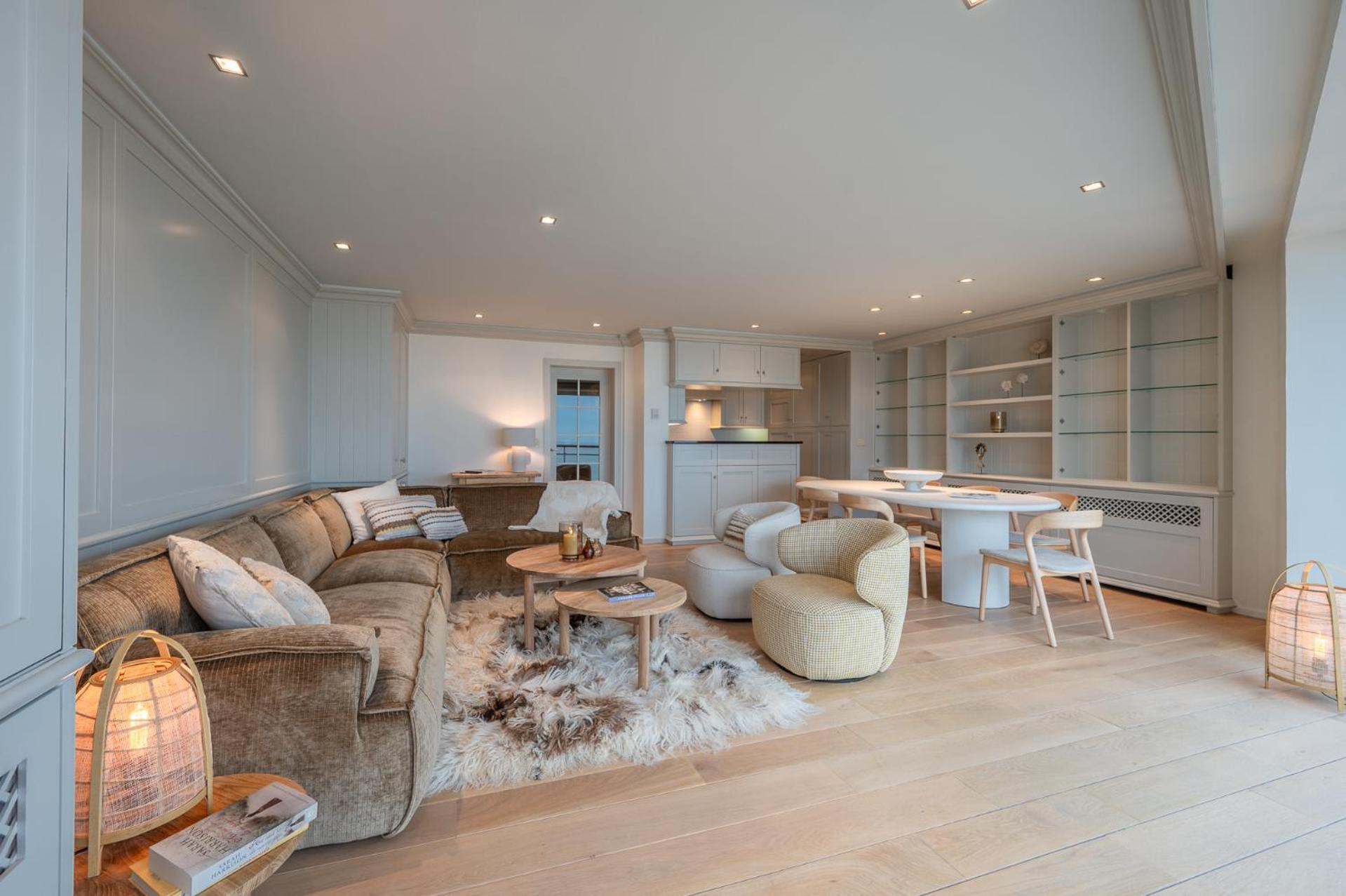 Appartementen Op De Zeedijk In Knokke Op De 3E En 4E Verdieping Van Logie Marie 외부 사진
