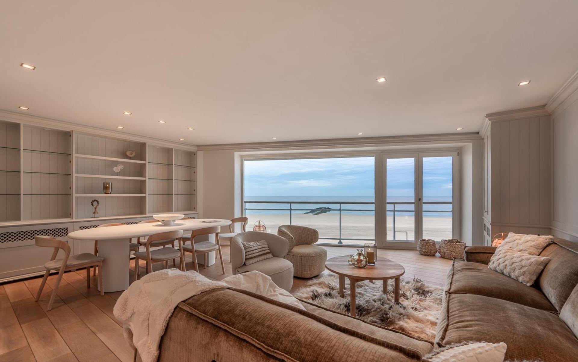 Appartementen Op De Zeedijk In Knokke Op De 3E En 4E Verdieping Van Logie Marie 외부 사진